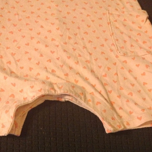 Pink Heart Patterned Baby Romper - Picture 8 of 10